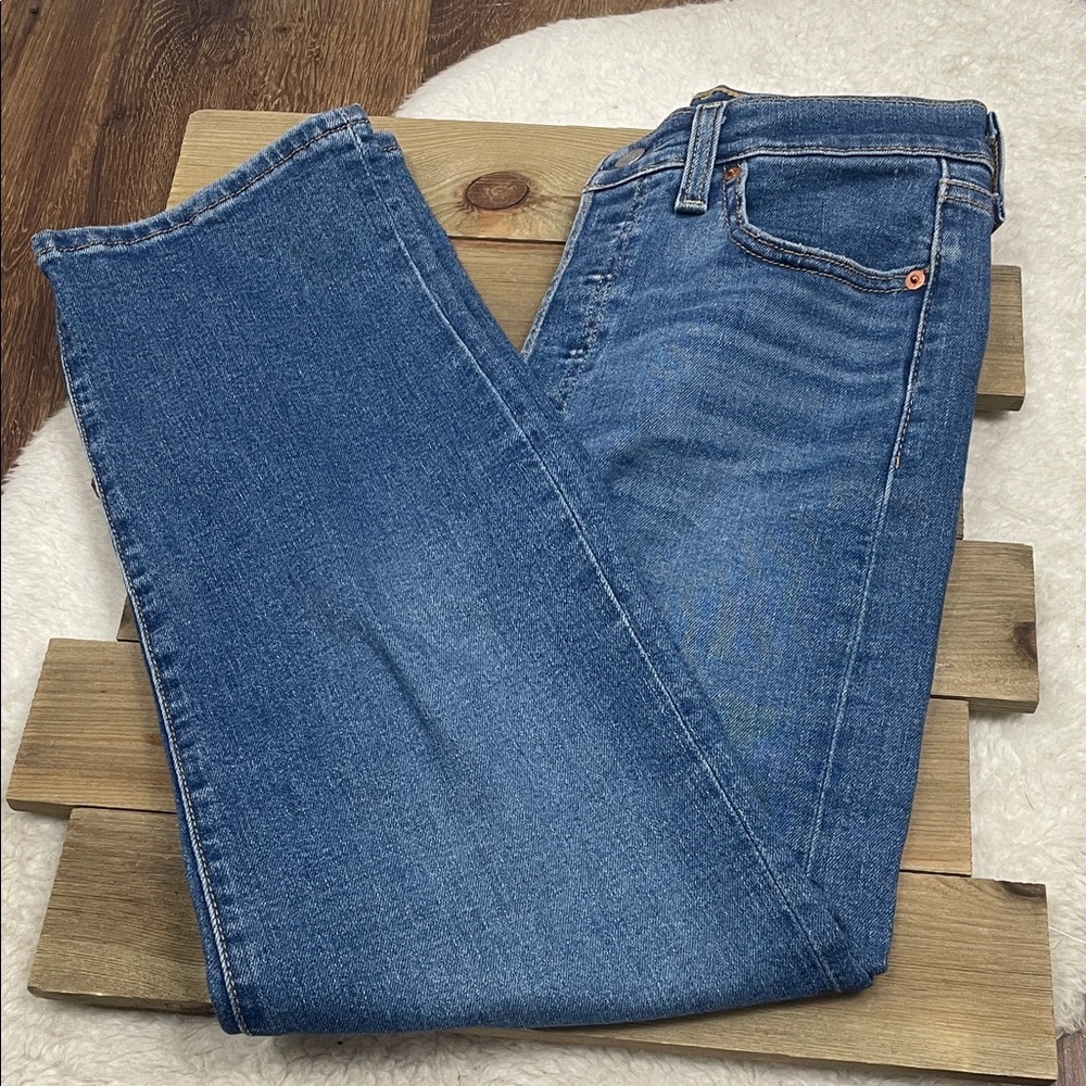 Levi's Women's Ribcage Straight Ankle Jeans Summer Slide